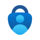 Viser Microsoft Authenticator-logoet i totrinsbekræftelse – bruges til at identificere den app, der kan benyttes til at logge ind.