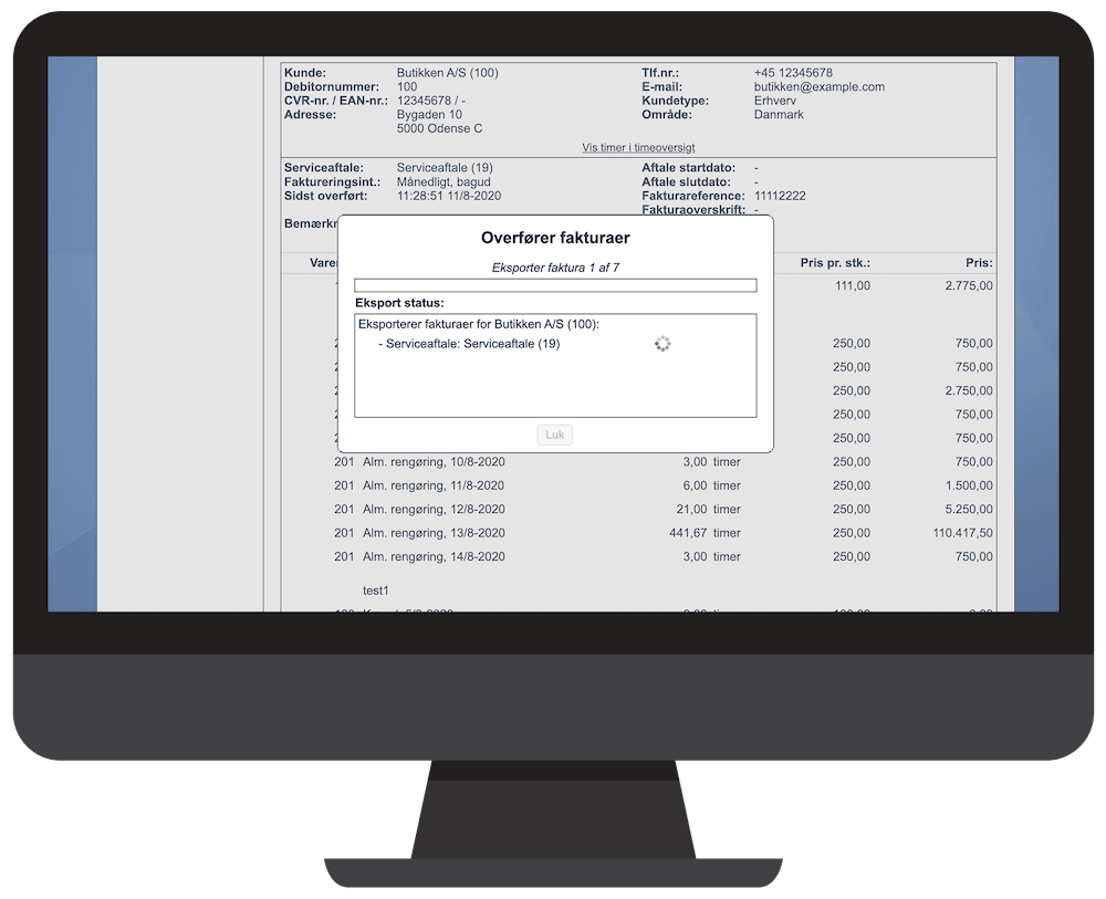 insekt melodisk Vellykket CleanManager-integration til e-conomic regnskabsprogram