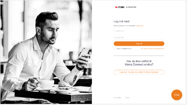 Visma Connect login-side