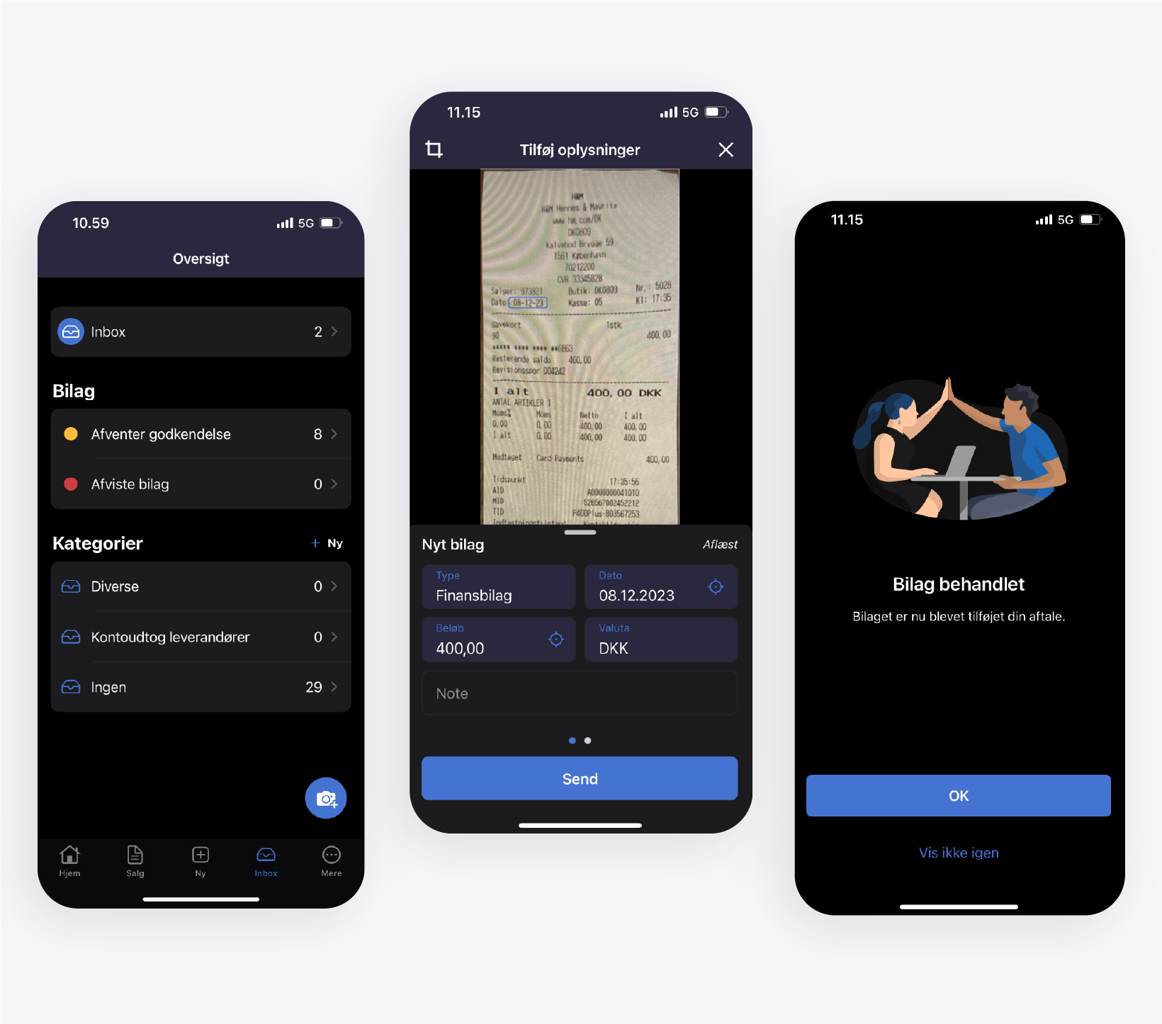 mobilversion af applikationen e-conomic