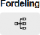 Viser Fordelingsikonet i kassekladden – bruges til at fordele én postering på flere konti.