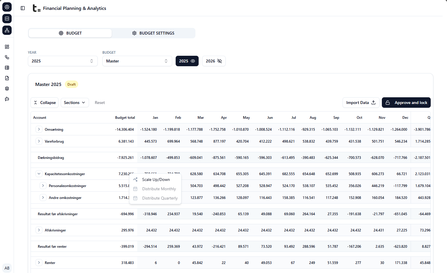 Et screenshot af Toolpacks system