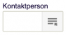 I feltet "Kontaktperson" kan du vælge at tilknytte en kontaktperson på noten.