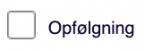 I feltet "Opfølgning" kan du angive om der skal være mulighed for at lave en opfølgning på noten.