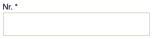 I feltet "Nr." skal du angive et kundegruppe nummer, når du opretter en kundegruppe. Dette nummer skal være unikt for netop denne kundegruppe. Nummeret kan maksimum være ni tegn og kun heltal.