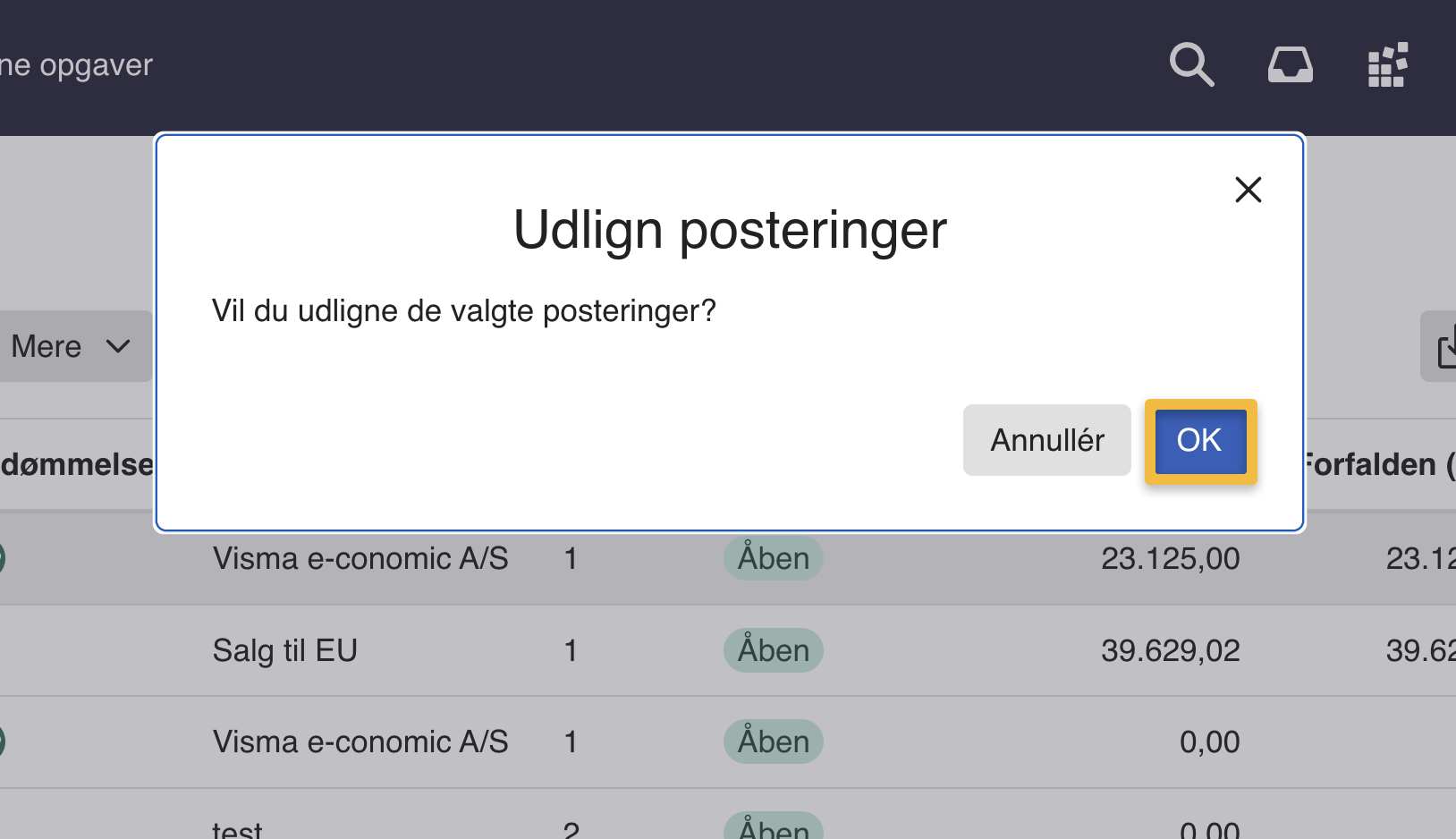 udlign kunder 3