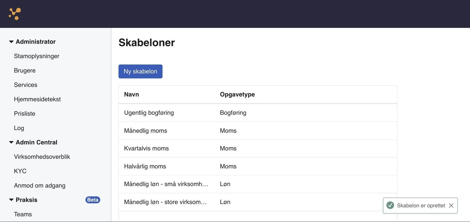 10 skabelonoversigt