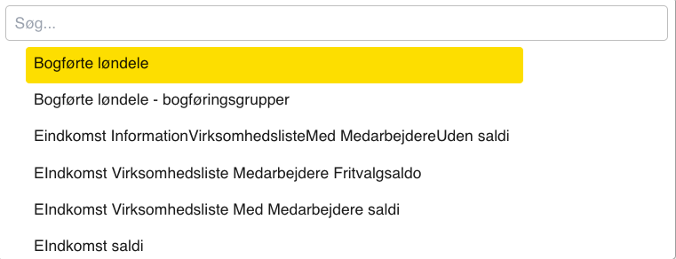 bogførte løndele
