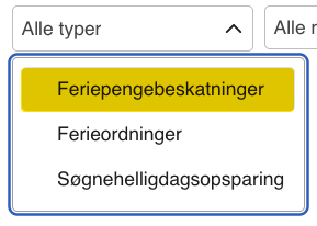 feriepengebeskatning.