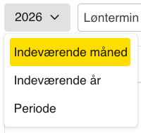 indeværende måned