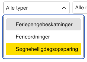 søgnehelligdagsopsparing
