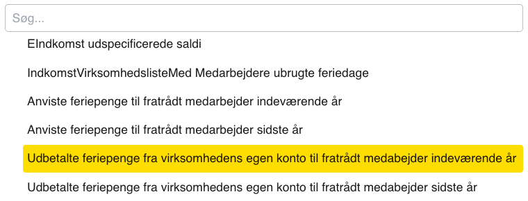 Udbetalte+feriepenge+fra+virksomhedens+egen+konto+til+fratrådt+medarbejder+indeværende+år