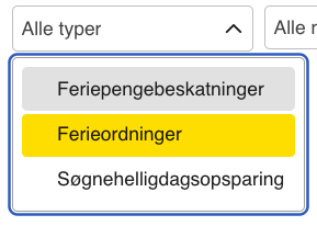 ferieordninger