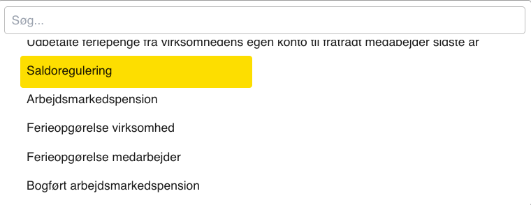 saldoregulering
