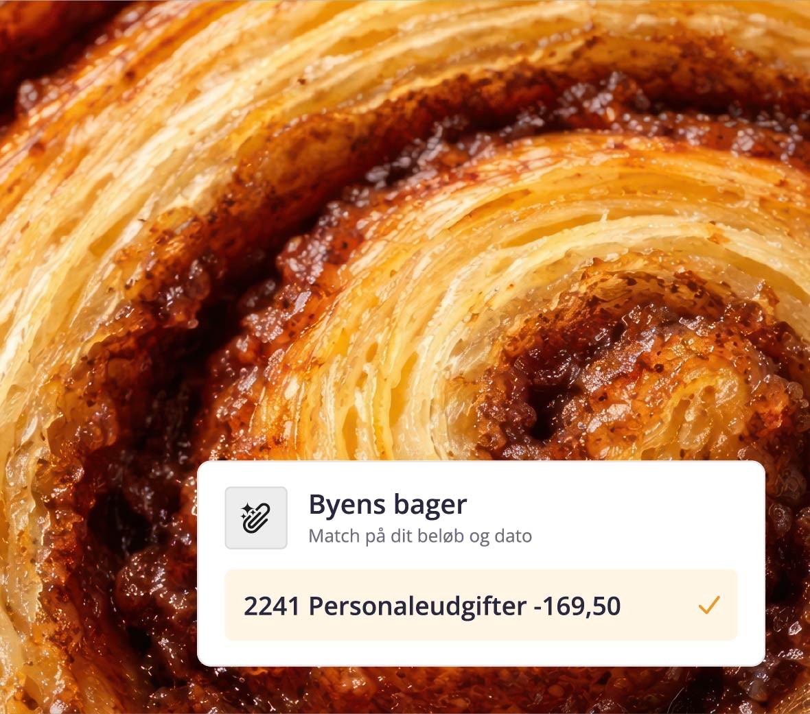 Et billede af en kanalsnegl med en tekst, der relaterer sig til bogføring