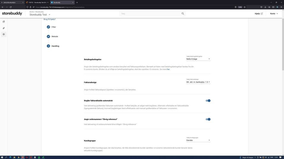 App screenshot: Magento