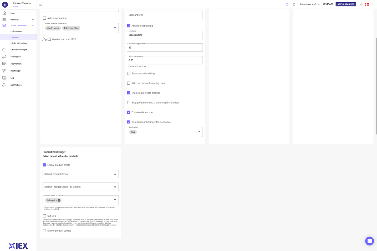 App screenshot: WooCommerce