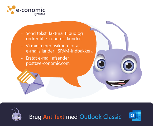 App screenshot: Ant Text Outlook e-mail app