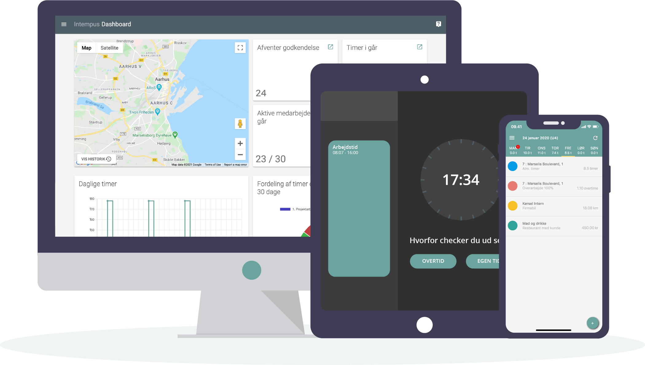 App screenshot: Intempus