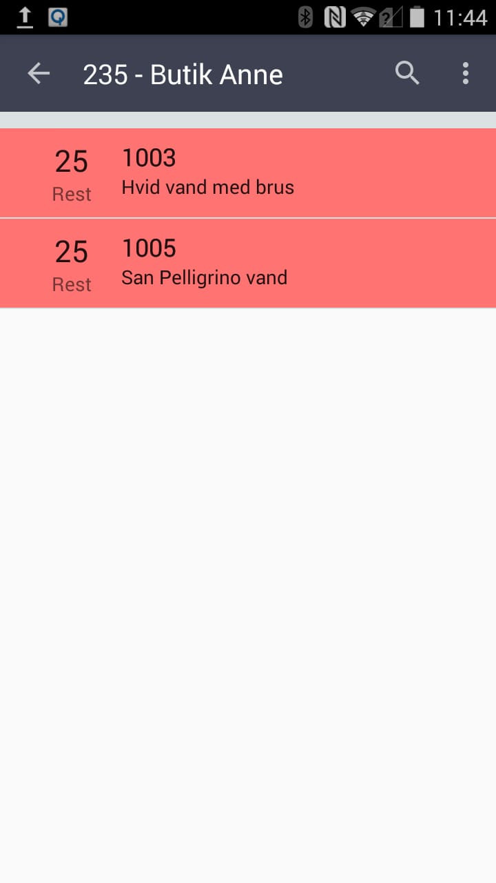 App screenshot: itn|wms2go