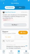Overblik over hvprdan du registrer tid på opgaver med Kala