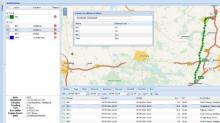 Eksempel på autotracking i Truckplanner-værktøjet fra Multiit