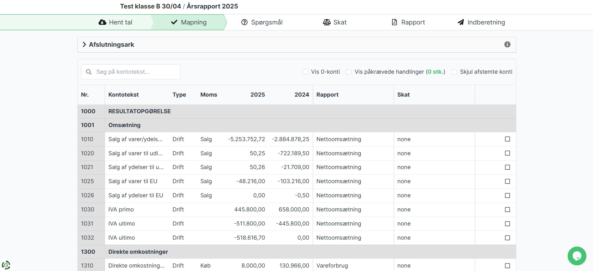 Reportability screenshot