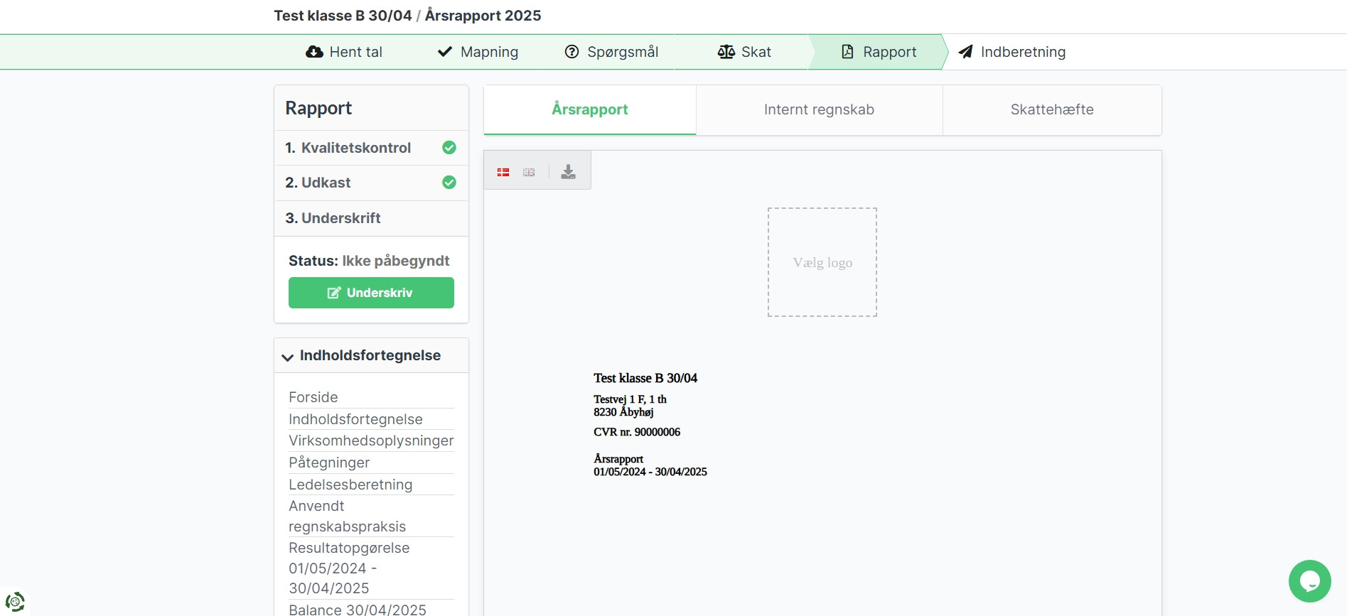 Reportability screenshot