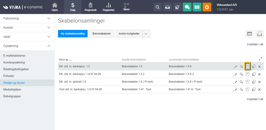 Viser Skabeloner-ikonet i Skabelonsamlinger – bruges til at åbne skabelonerne for den valgte skabelonsamling.