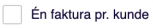 Viser afkrydsningsfeltet 'Én faktura pr. kunde' i Salg – bruges til at samle flere ordrer for den samme kunde på én faktura.