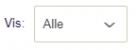 Viser Vis-filteret i Projekter – bruges til at filtrere listen over projekter.
