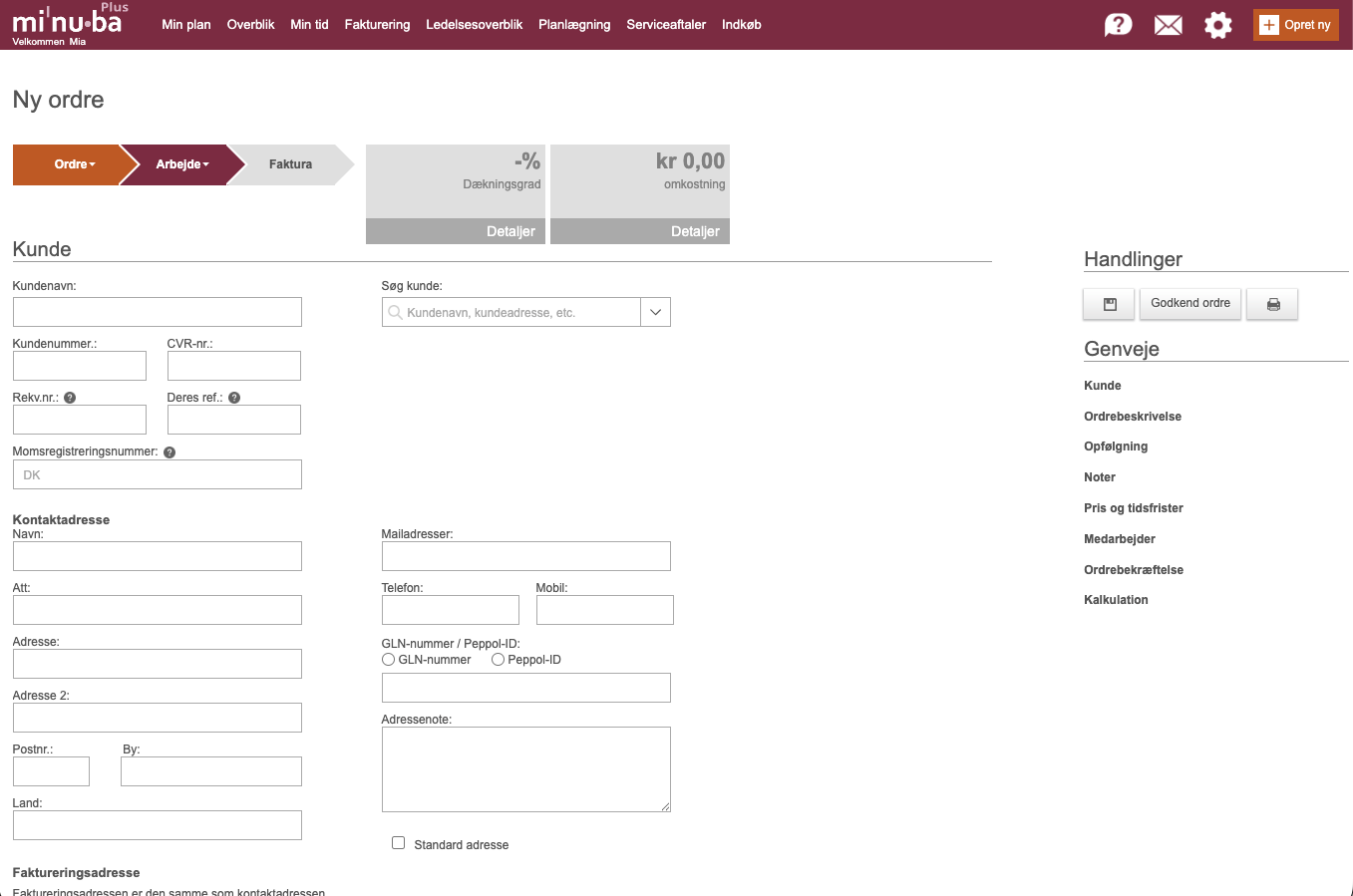 Et screenshot af Minuba