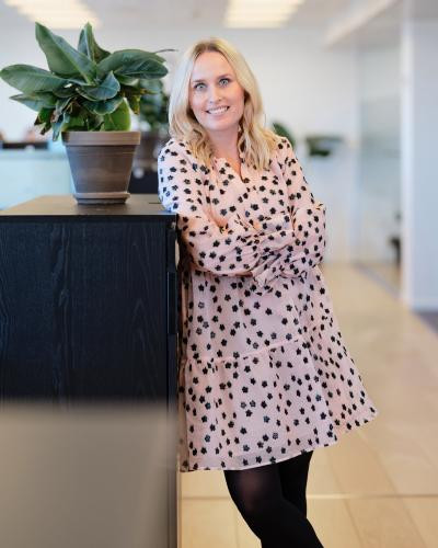 Et portrætbillede af en kvinde