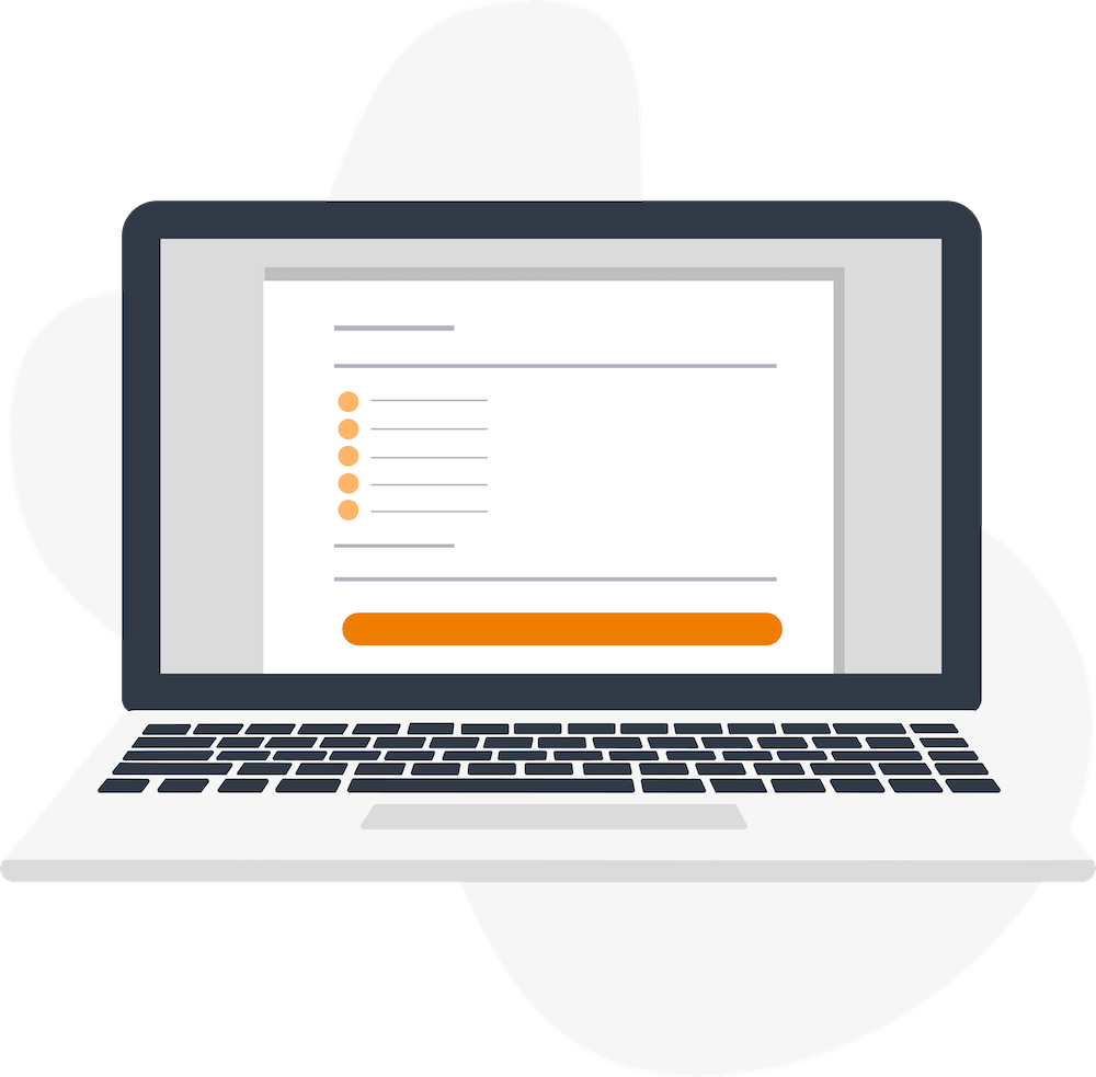 En illustration af en computer