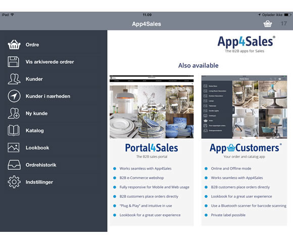 App screenshot: App4Sales