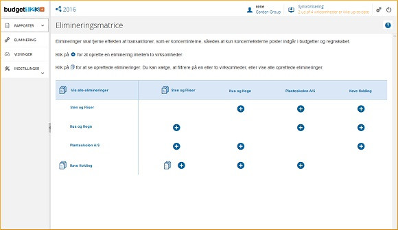App screenshot: budget123+
