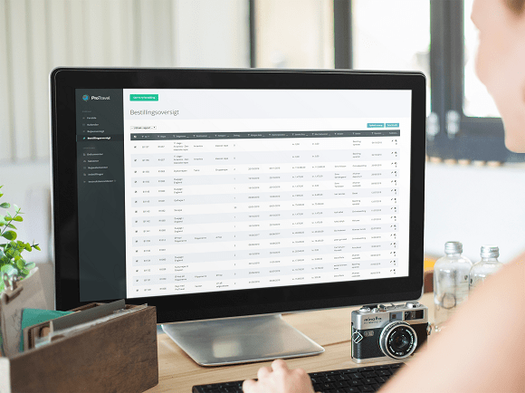 App screenshot: ProTravel