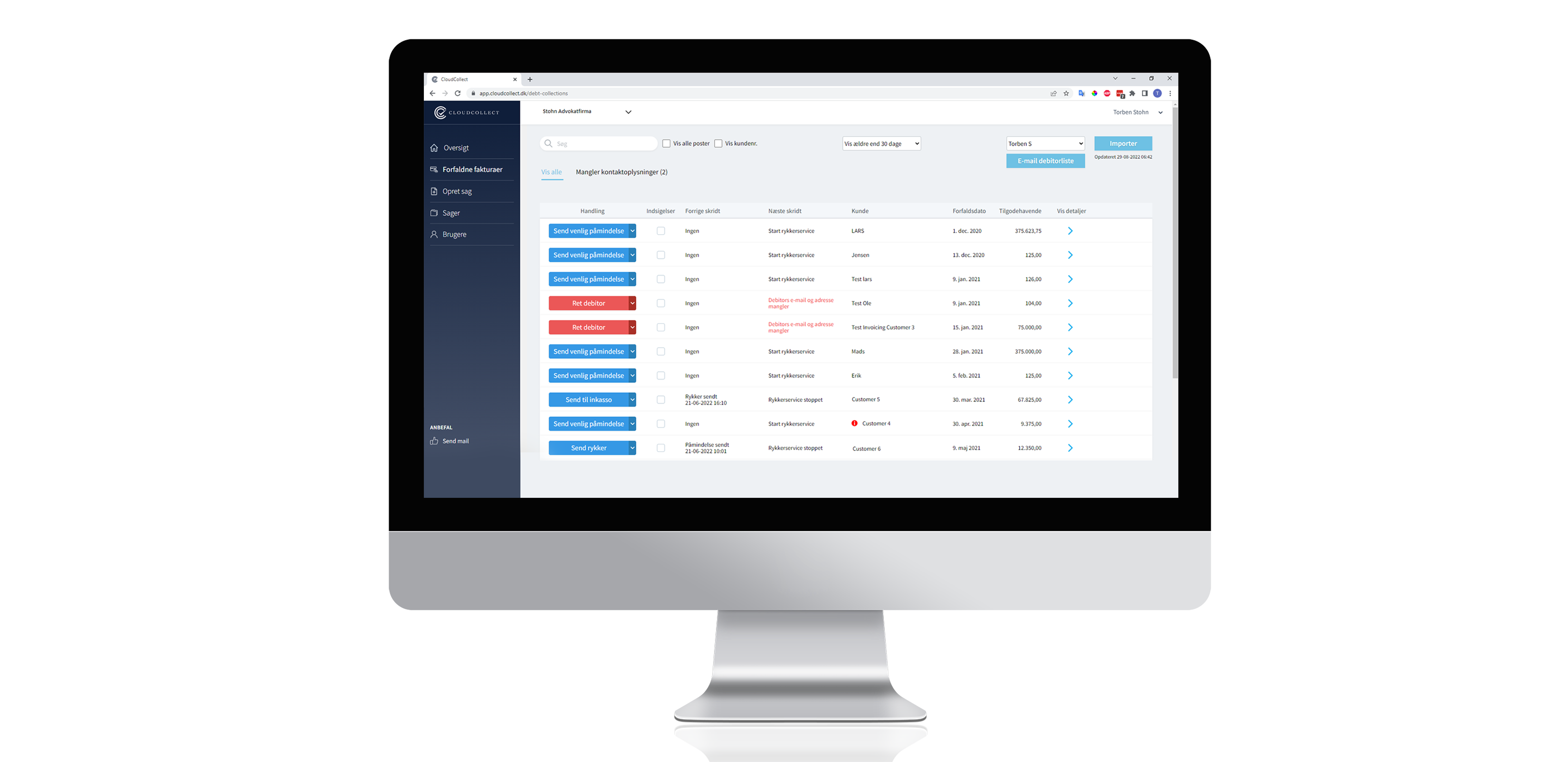App screenshot: CloudCollect