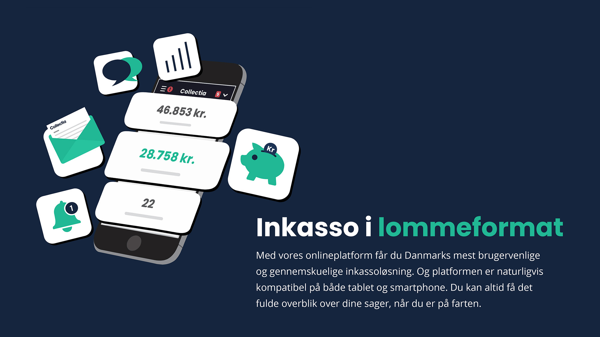 App screenshot: Collectia