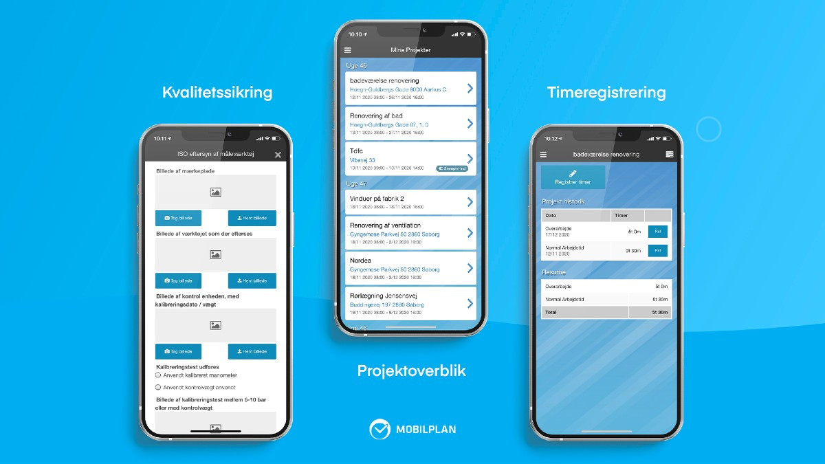 App screenshot: Mobilplan