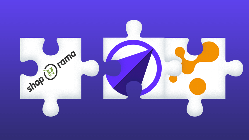 App screenshot: Shoporama-integration