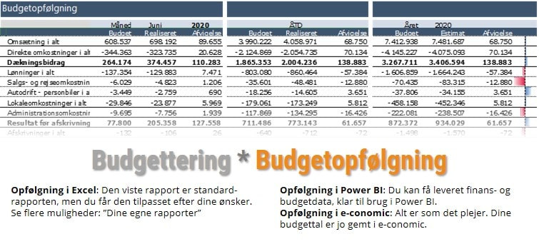 App screenshot: ecoTools Budget