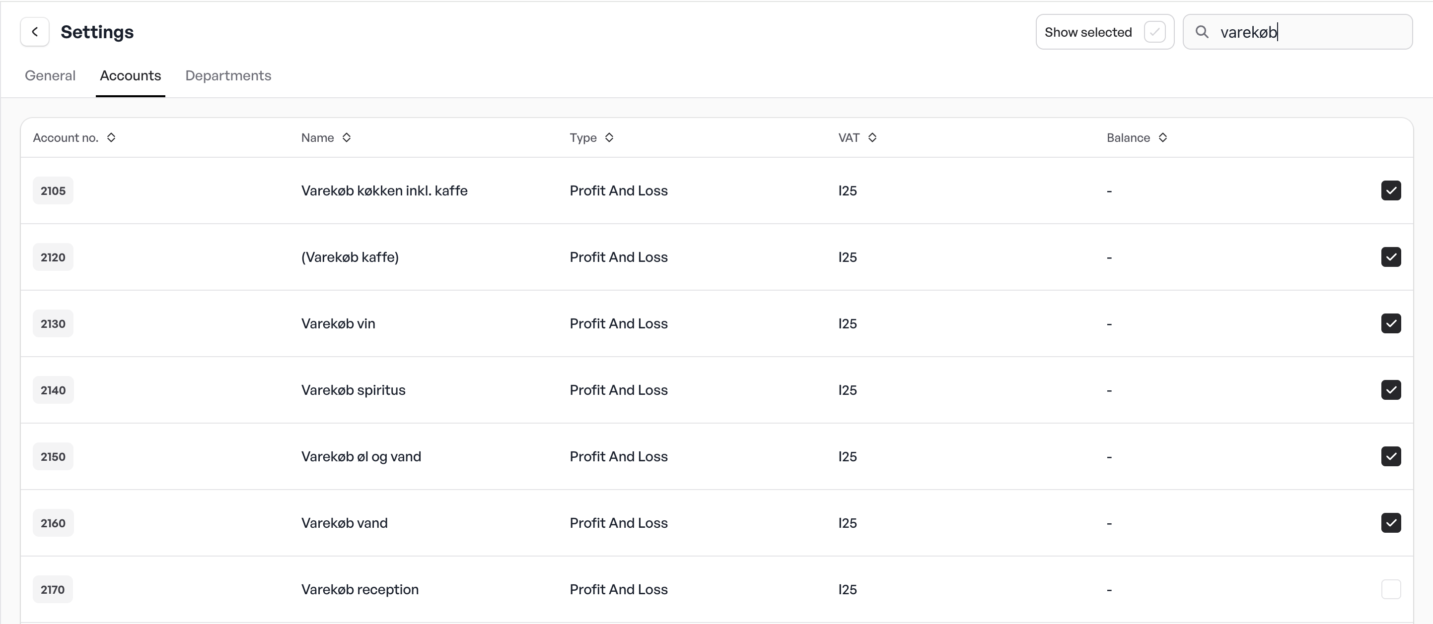 App screenshot: eSmiley Infood