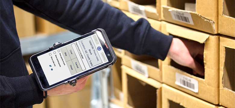 App screenshot: Ongoing WMS
