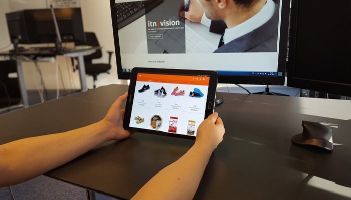 App screenshot: itn|sales2go