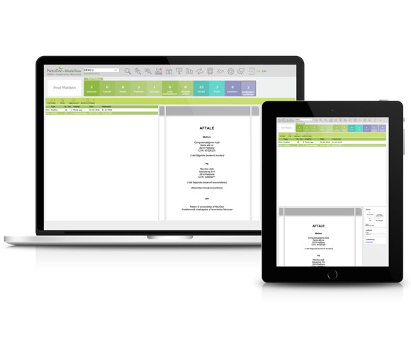 App screenshot: NaviDoc Workflow