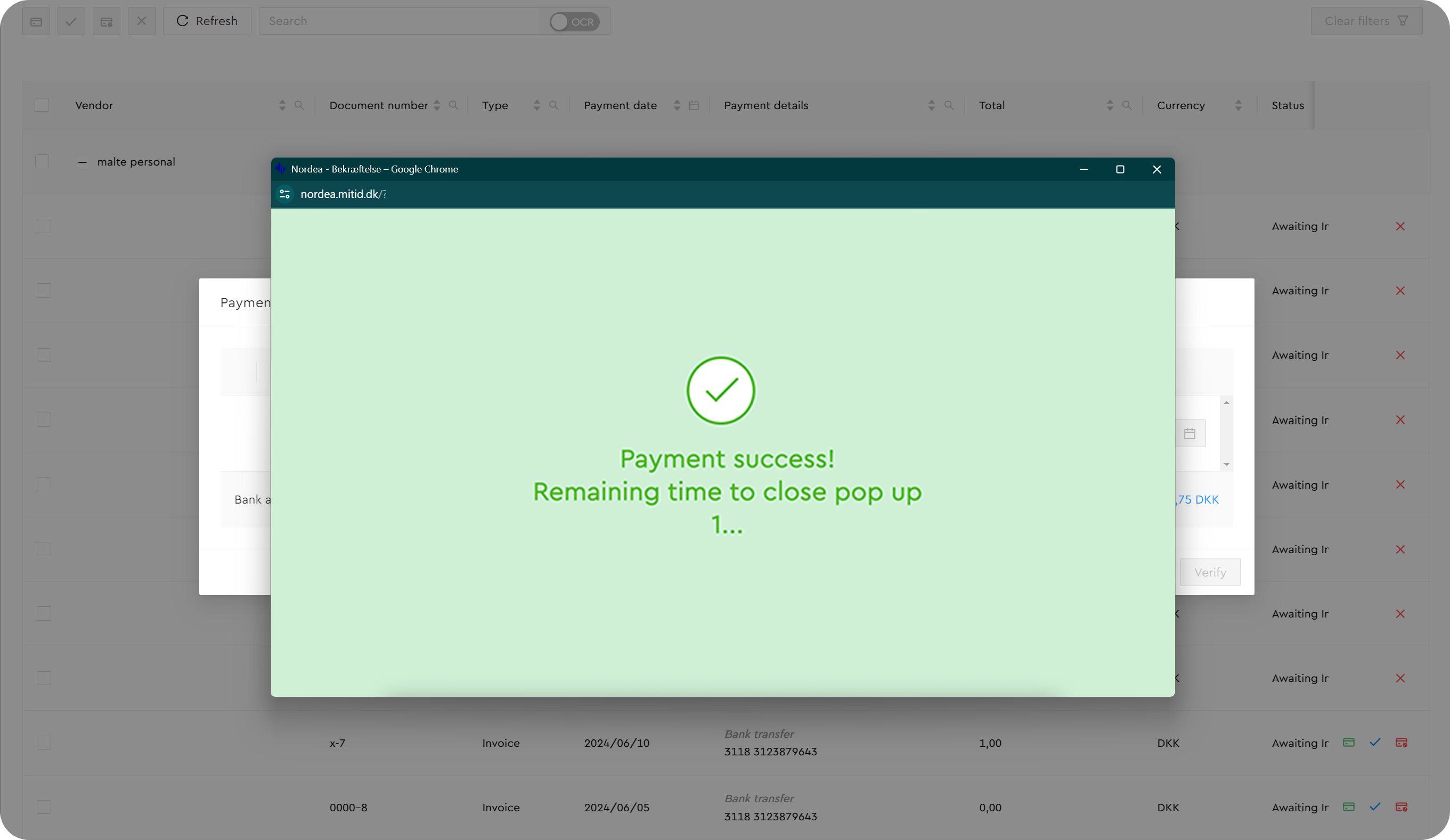 App screenshot: Nordflow