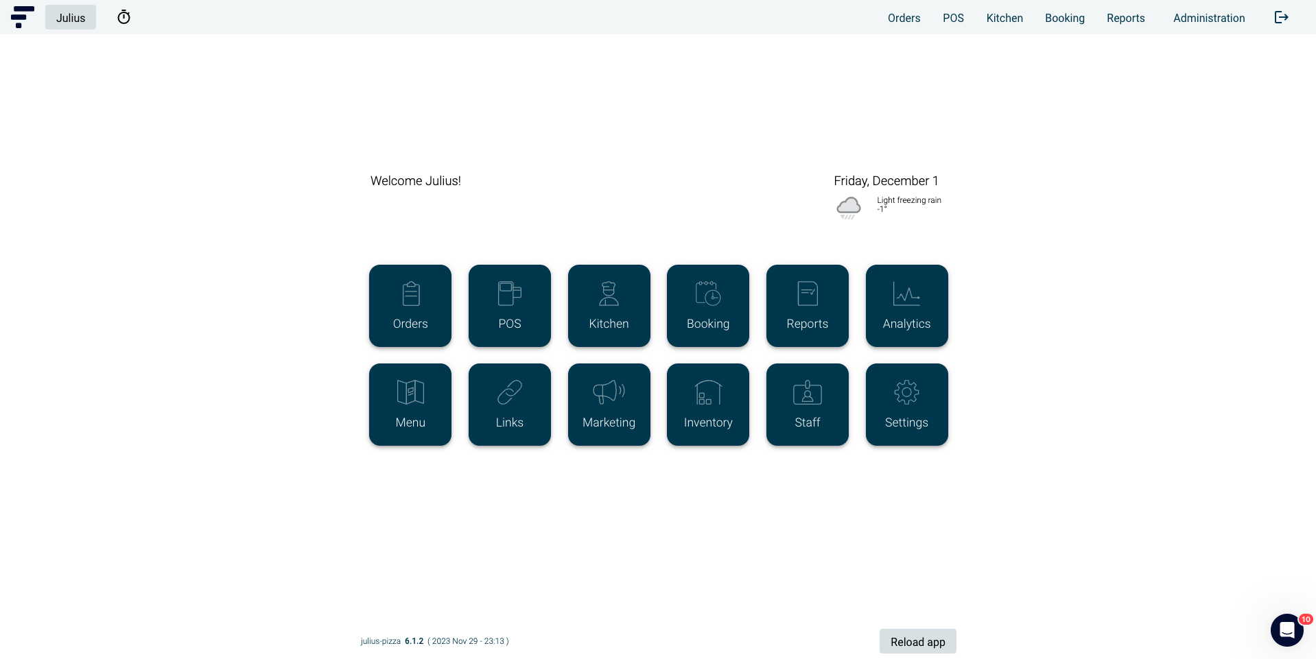 App screenshot: Fresto