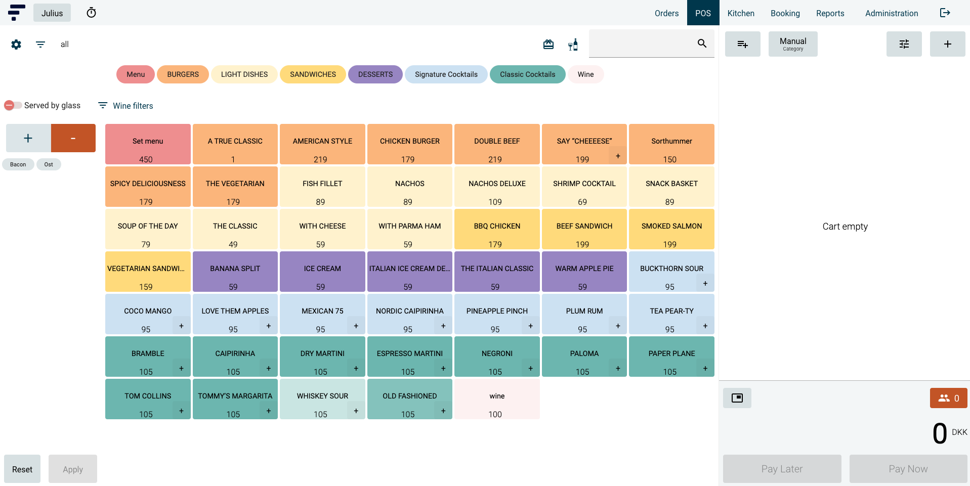 App screenshot: Fresto