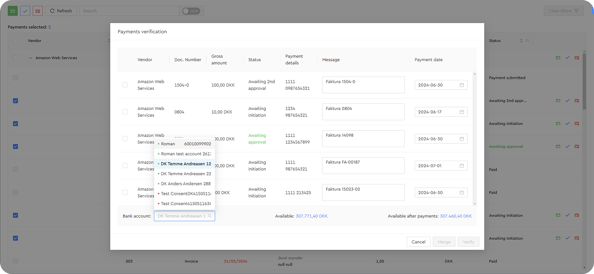 App screenshot: Nordflow